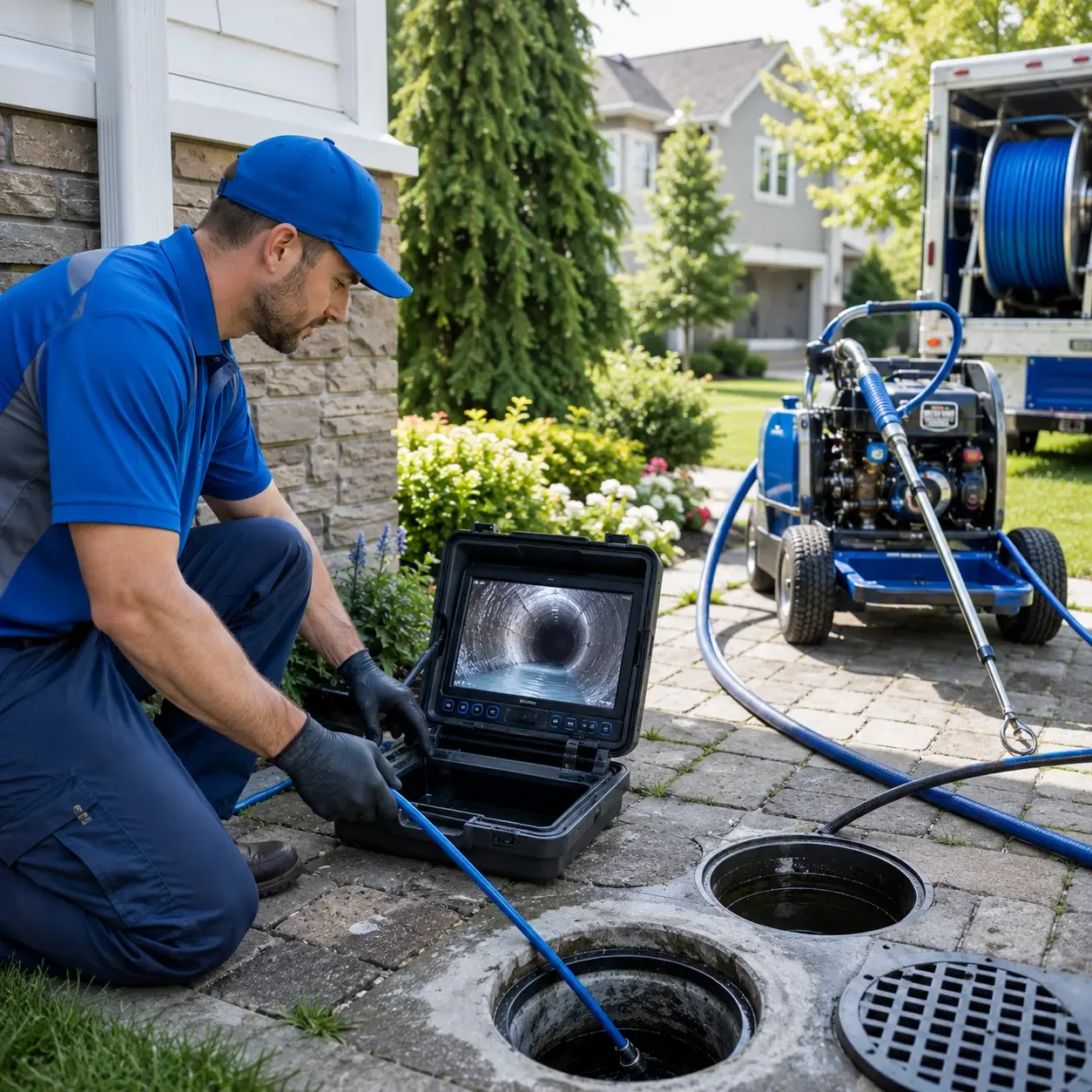 Outdoor drain cleaning professionals serving Steward, IL